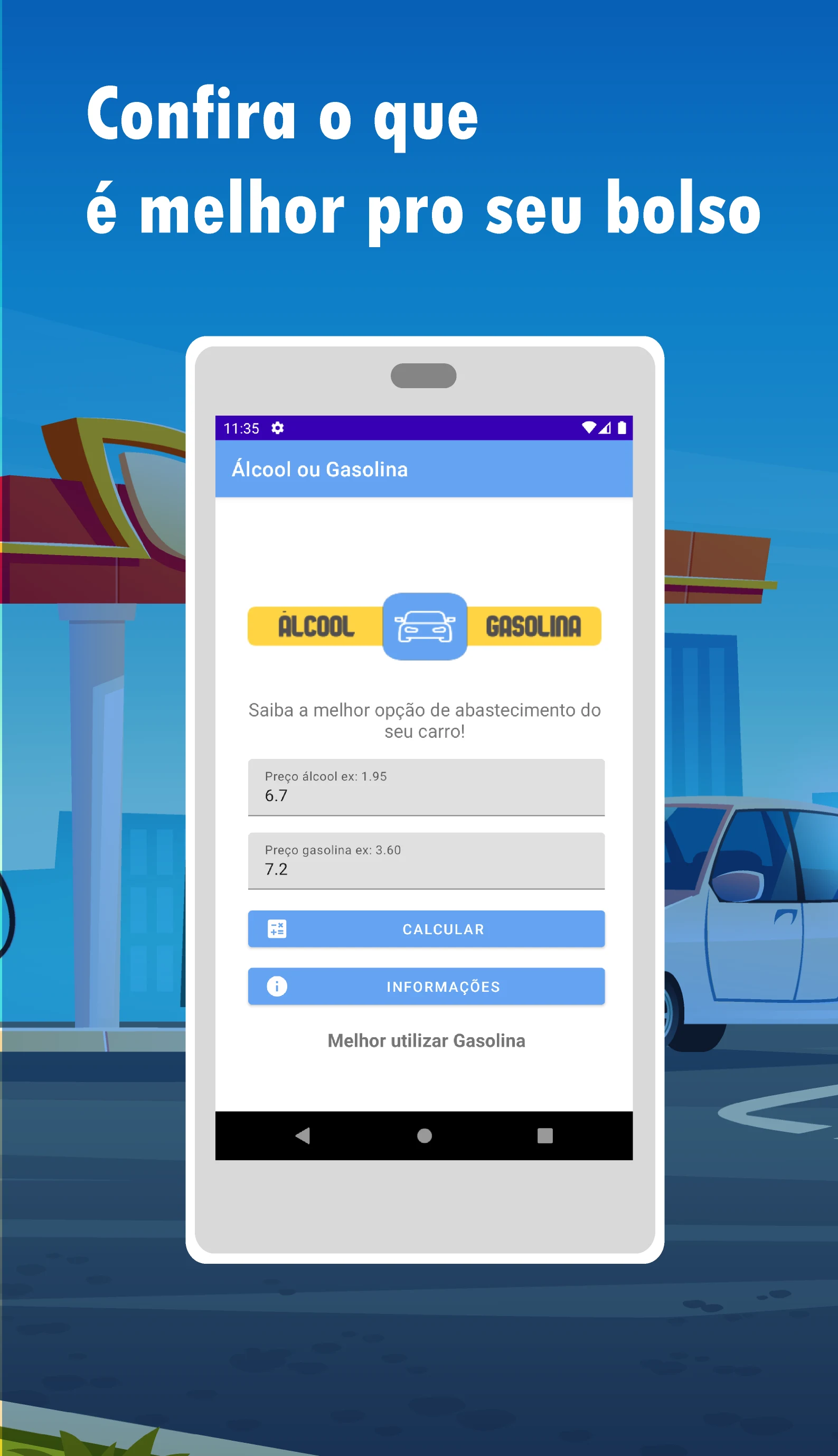 Álcool ou Gasolina screenshot